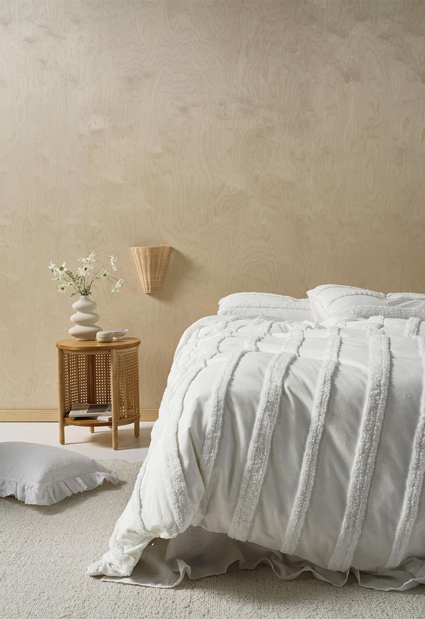 Linenhouse - Cillian Duvet Cover Set - white