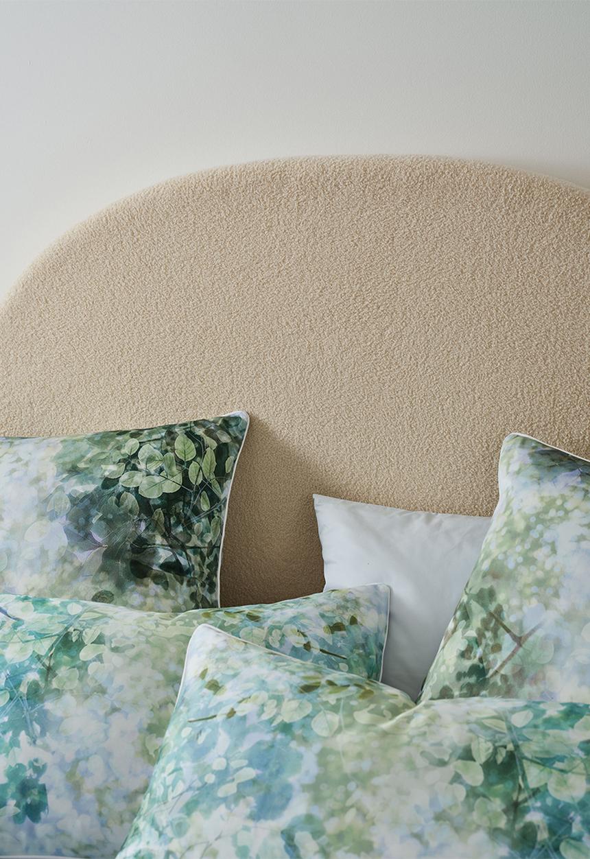 Linenhouse - Treetop Duvet Cover Set - green & blue