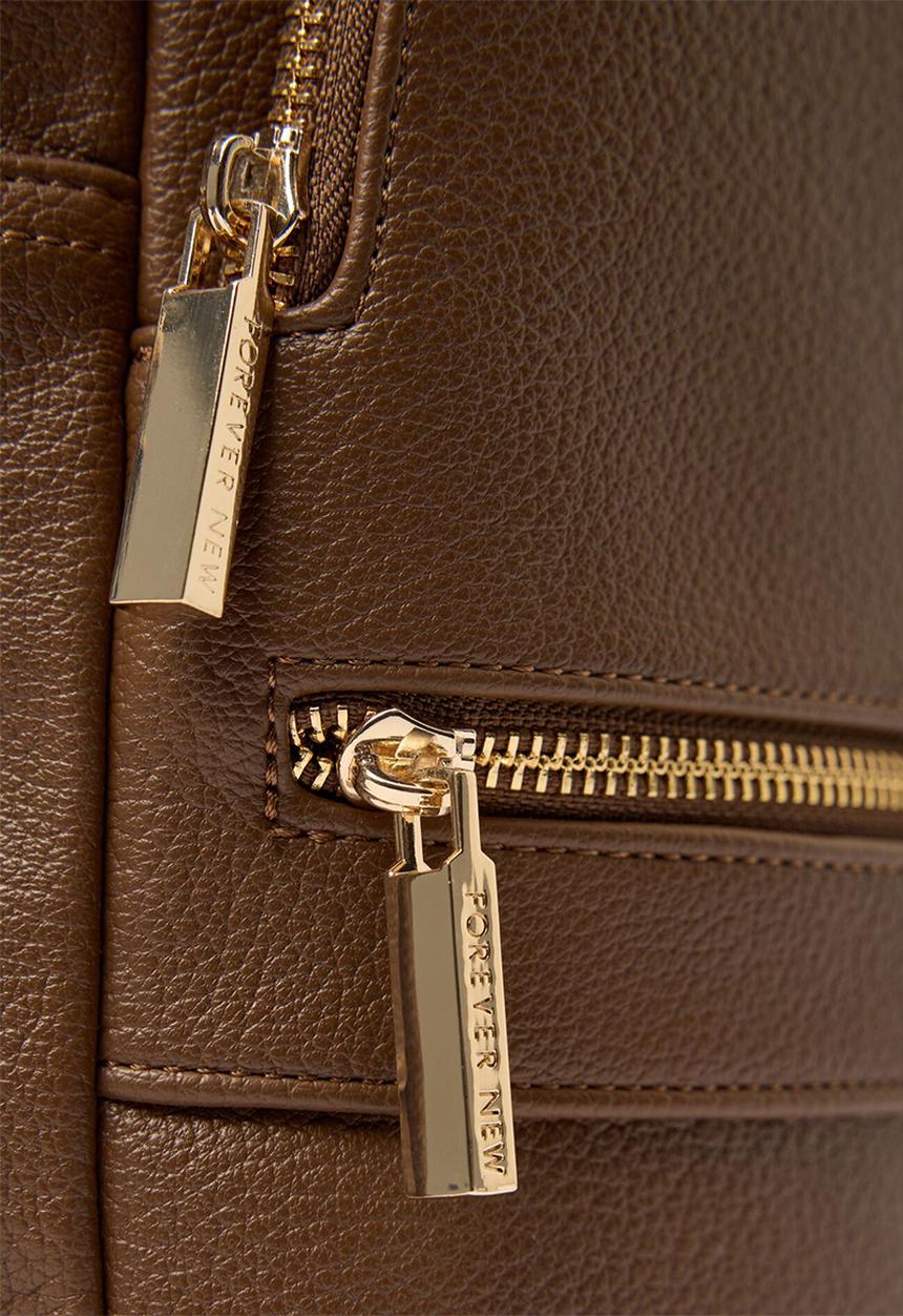 Forever New - Bec laptop backpack in chocolate