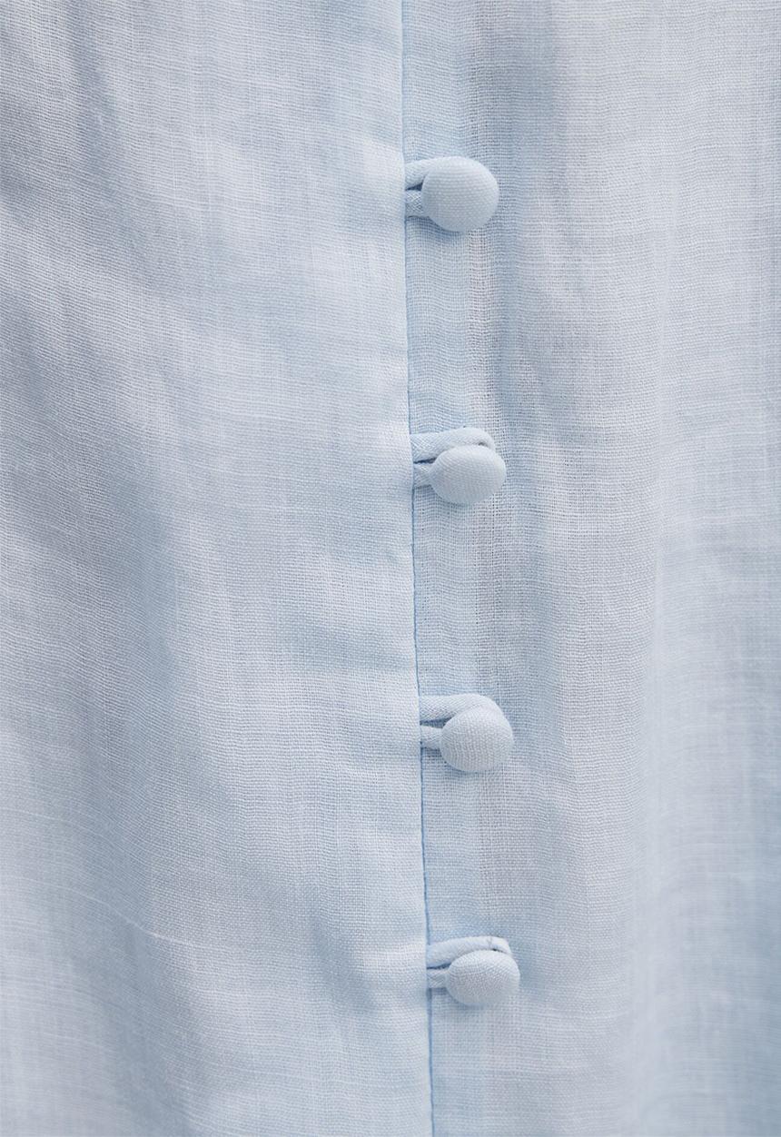 Forever New - Therese short sleeve midi dress in bluebell