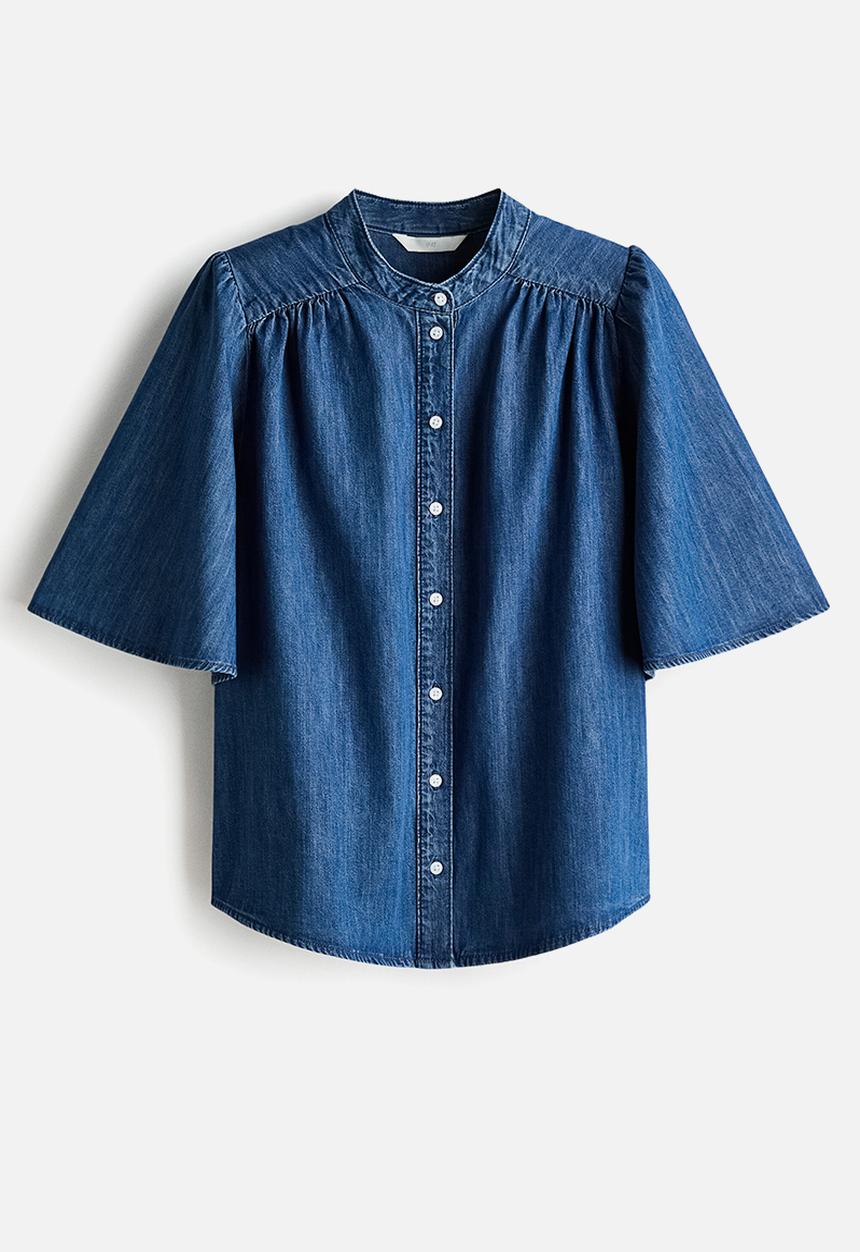 H&M - Denim blouse - denim blue