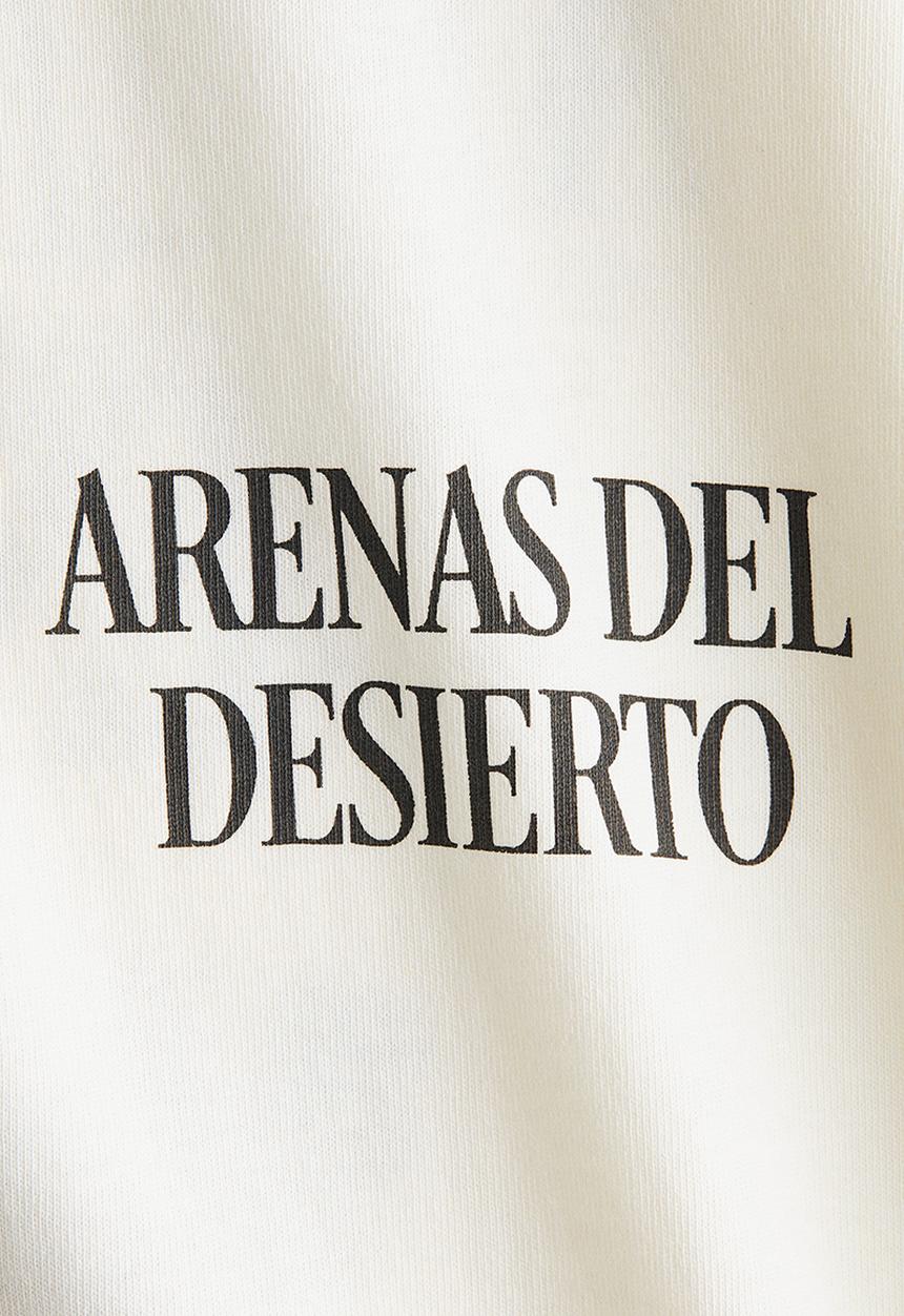 H&M - Oversized print-motif t-shirt - white/dunas cantoras