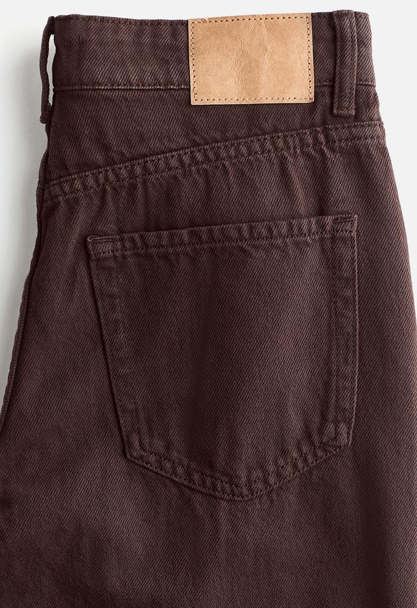 H&M - Wide regular jeans - dark brown