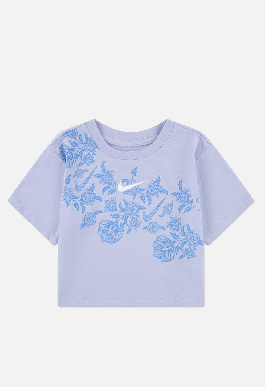 Nike - Nkg Lace It Up Boxy Tee - Ghost
