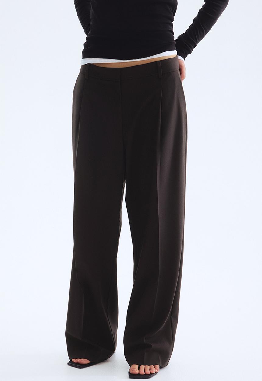 H&M - Wide trousers - dark brown