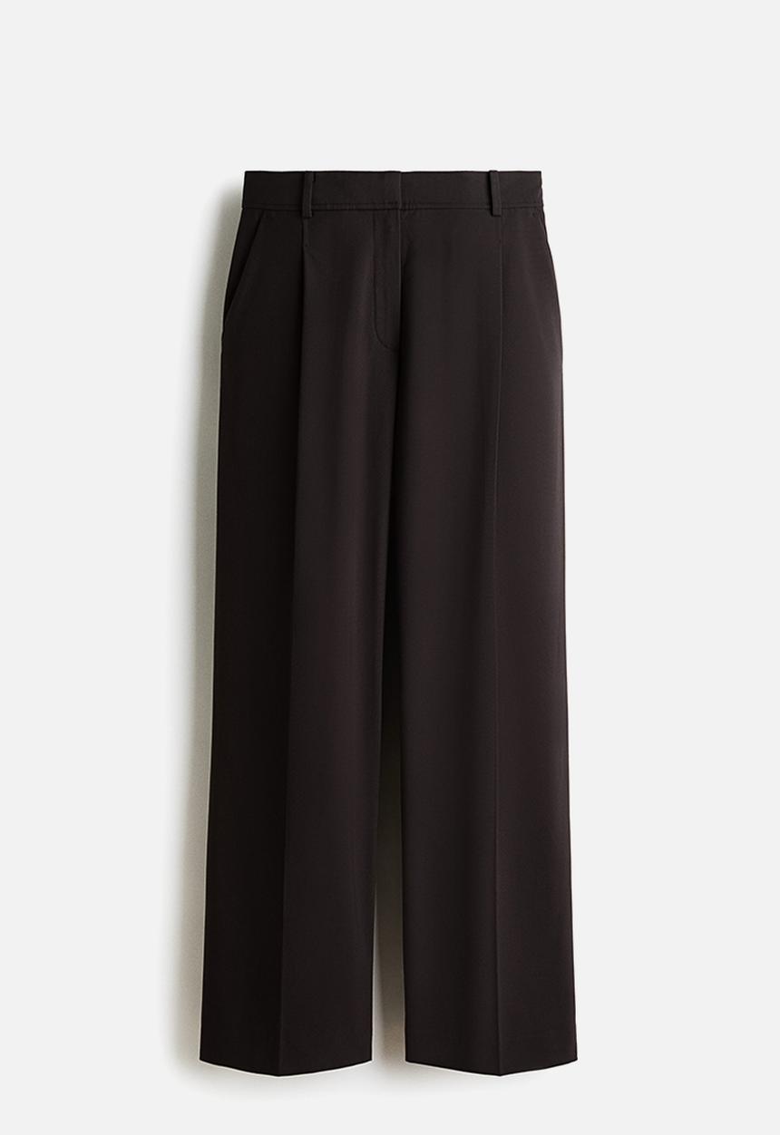 H&M - Wide trousers - dark brown