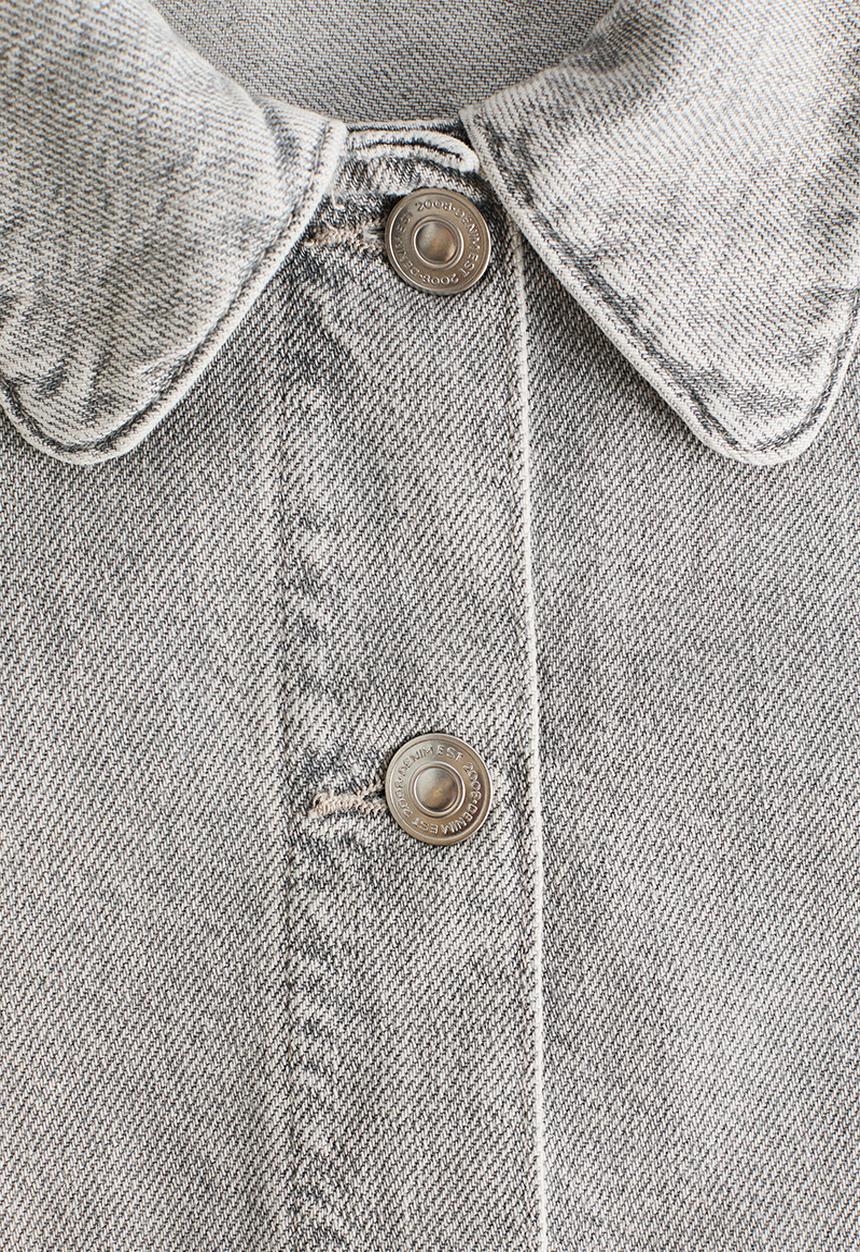 H&M - Denim jacket - light denim grey