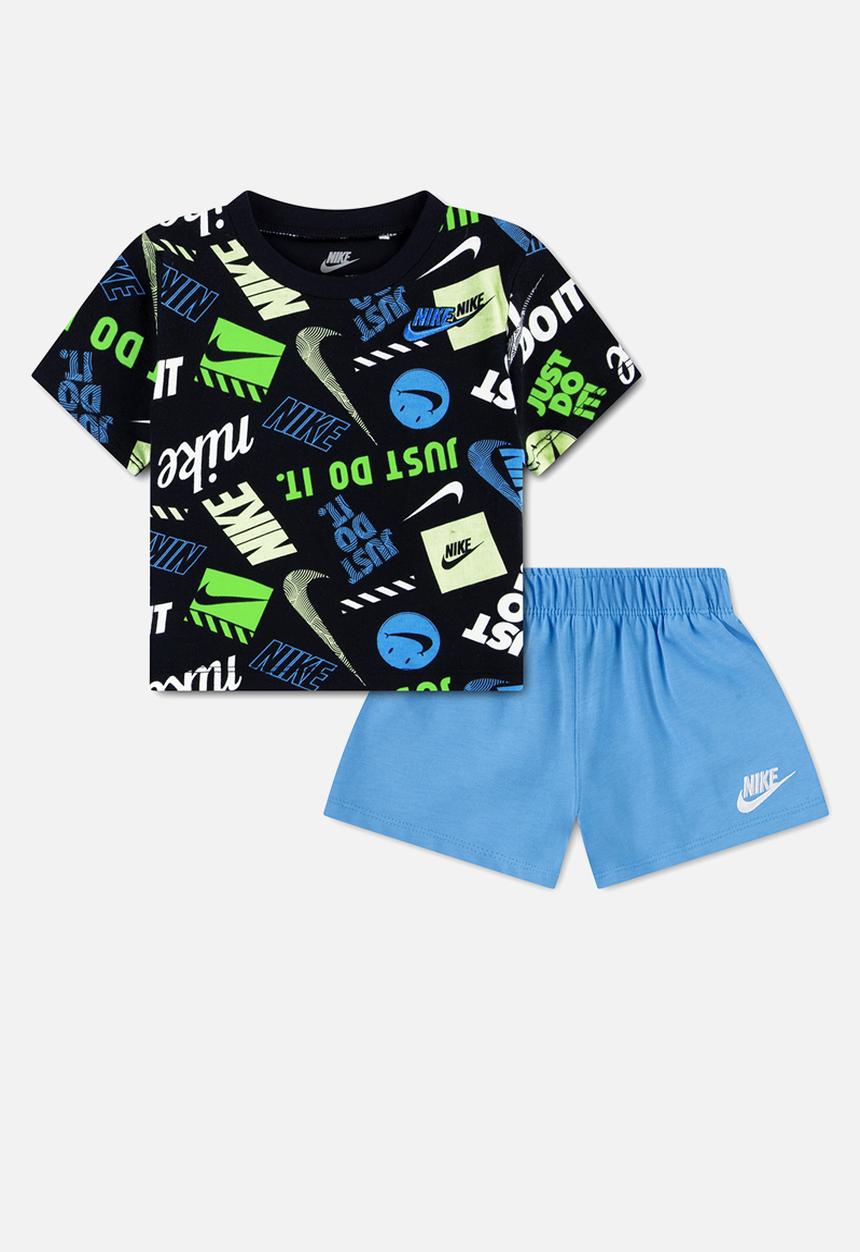 Nike - Nkb B Nsw Itz Aop Jersey Short - University Blue