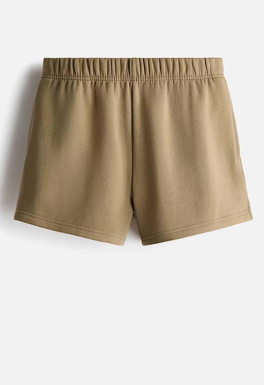 H&M - Sweatshorts - khaki green
