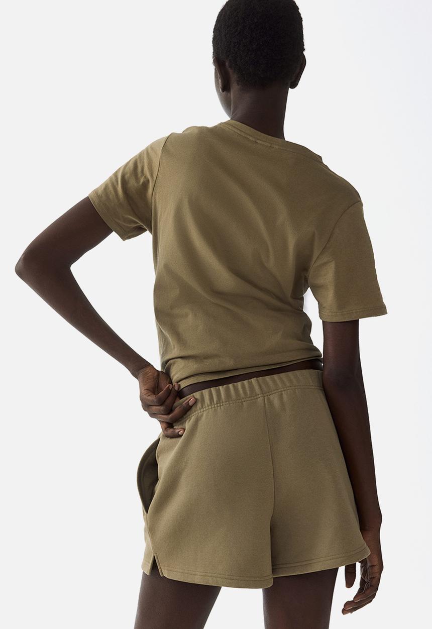 H&M - Sweatshorts - khaki green