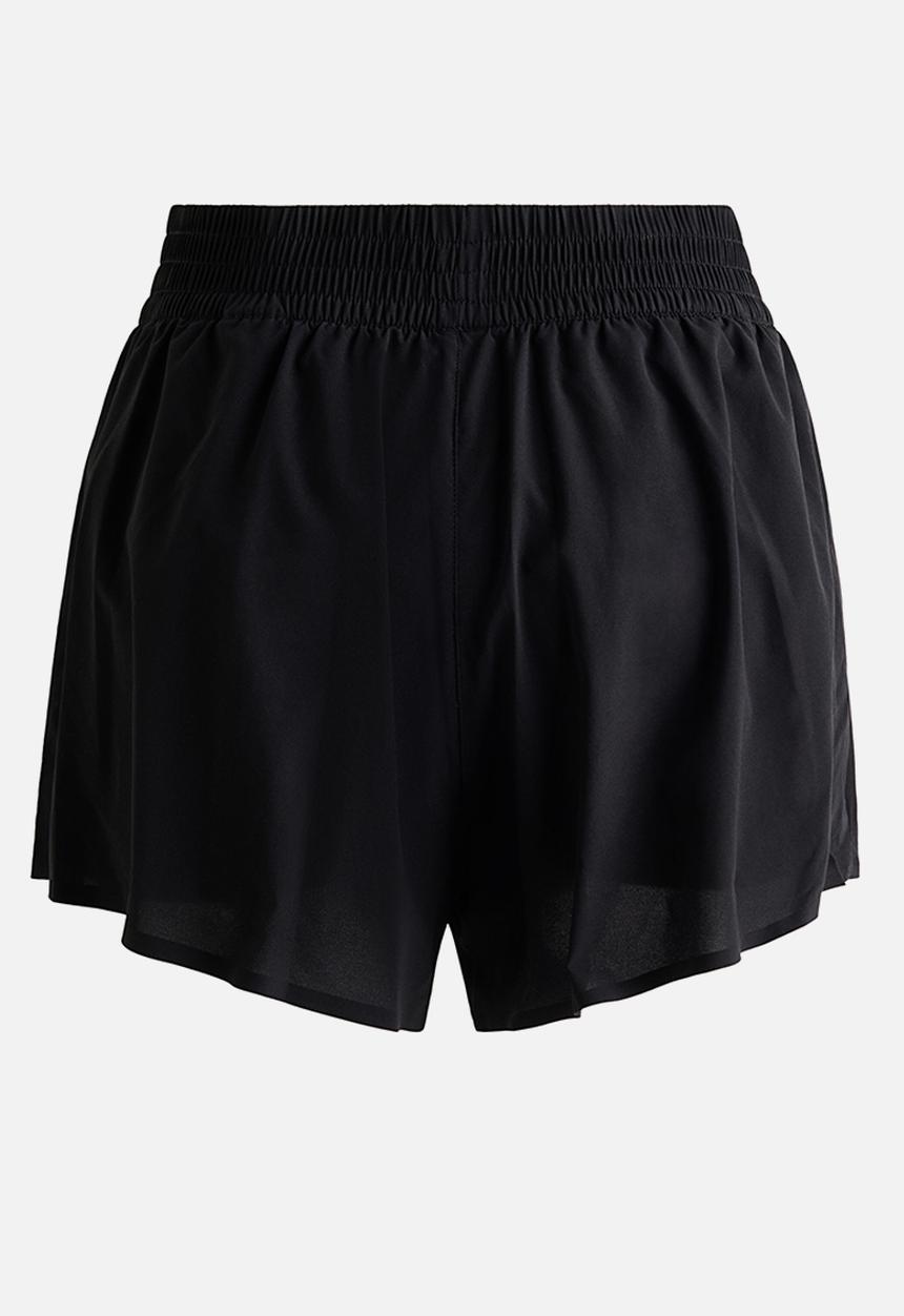 H&M - Layered sports shorts with pocket - black