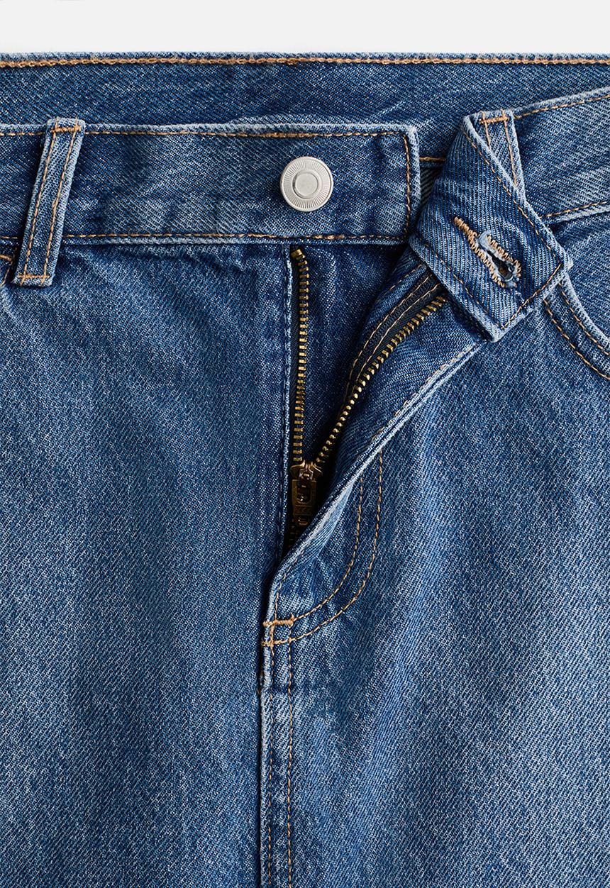 H&M - Short denim skirt - denim blue