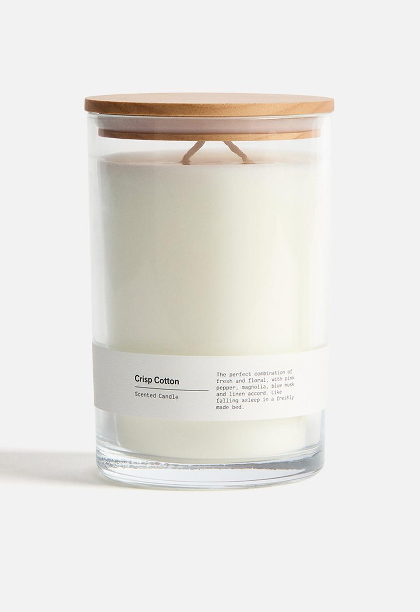 H&M - Two-wick scented candle - crisp cotton