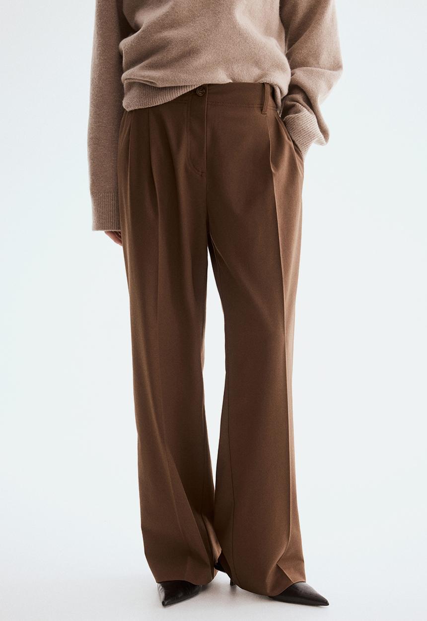 H&M - Tailored trousers - brown