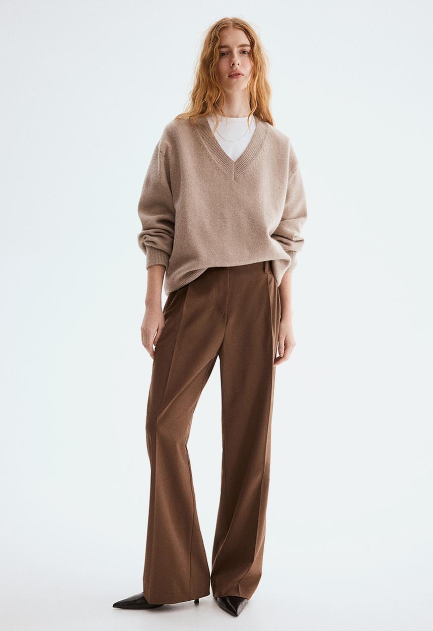 H&M - Tailored trousers - brown