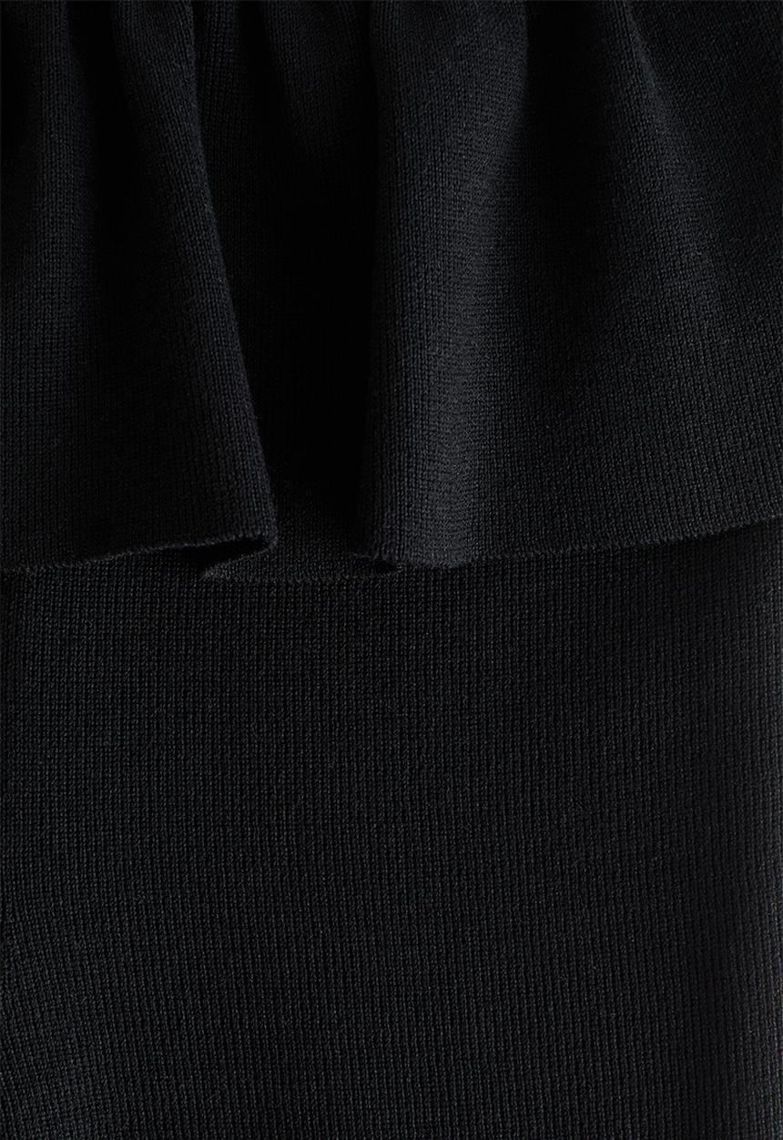 H&M - Frill-trimmed trousers - black