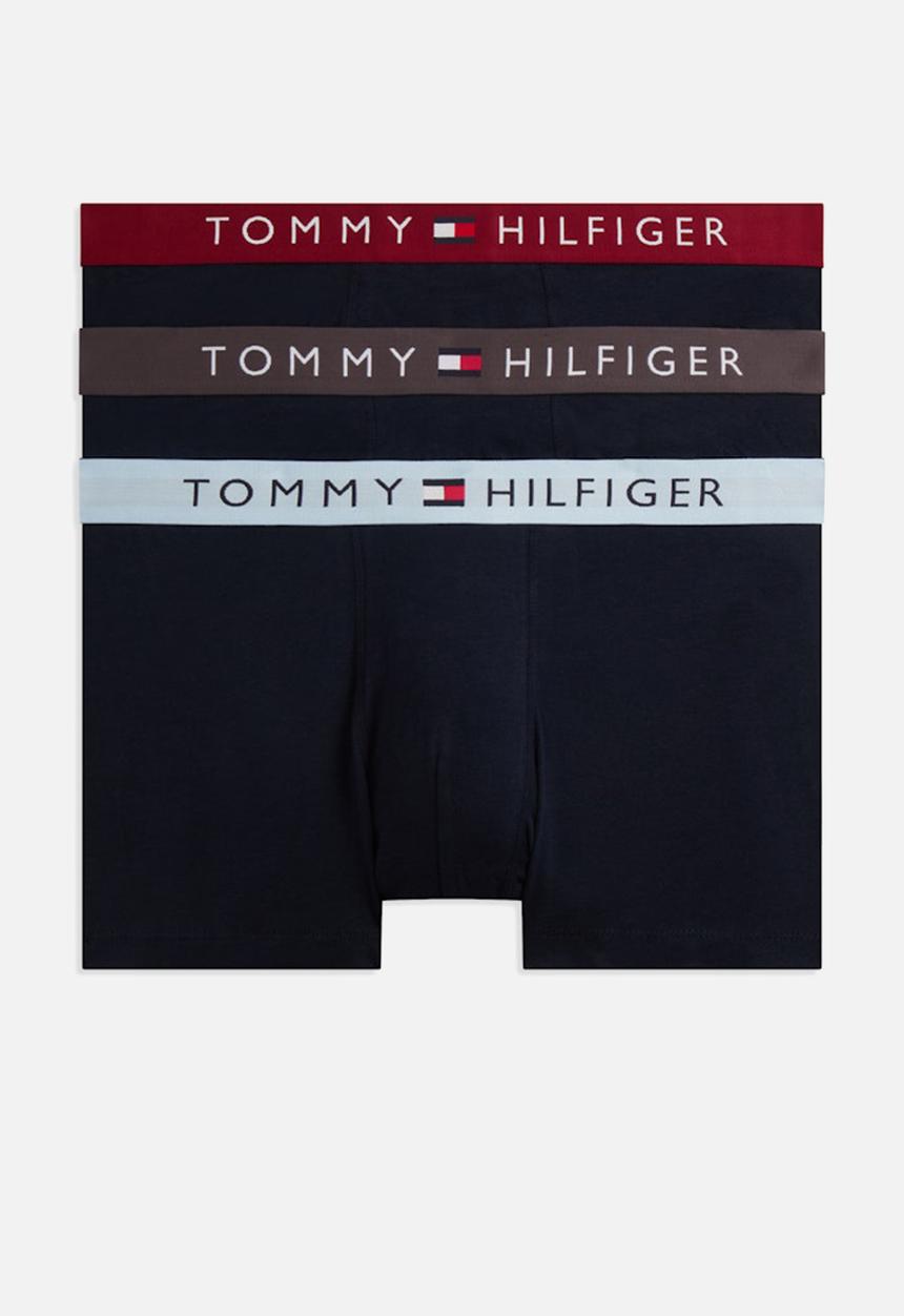 Tommy Hilfiger - 3P TRUNK WB - Drk Ash/Brzy Blu/Rouge