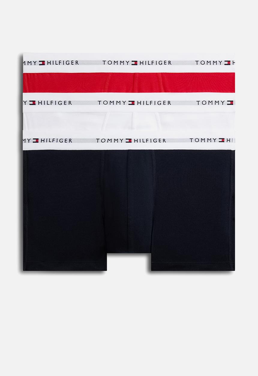 Tommy Hilfiger - 3P TRUNK DTM - Fre Red/Tme Cblt/White