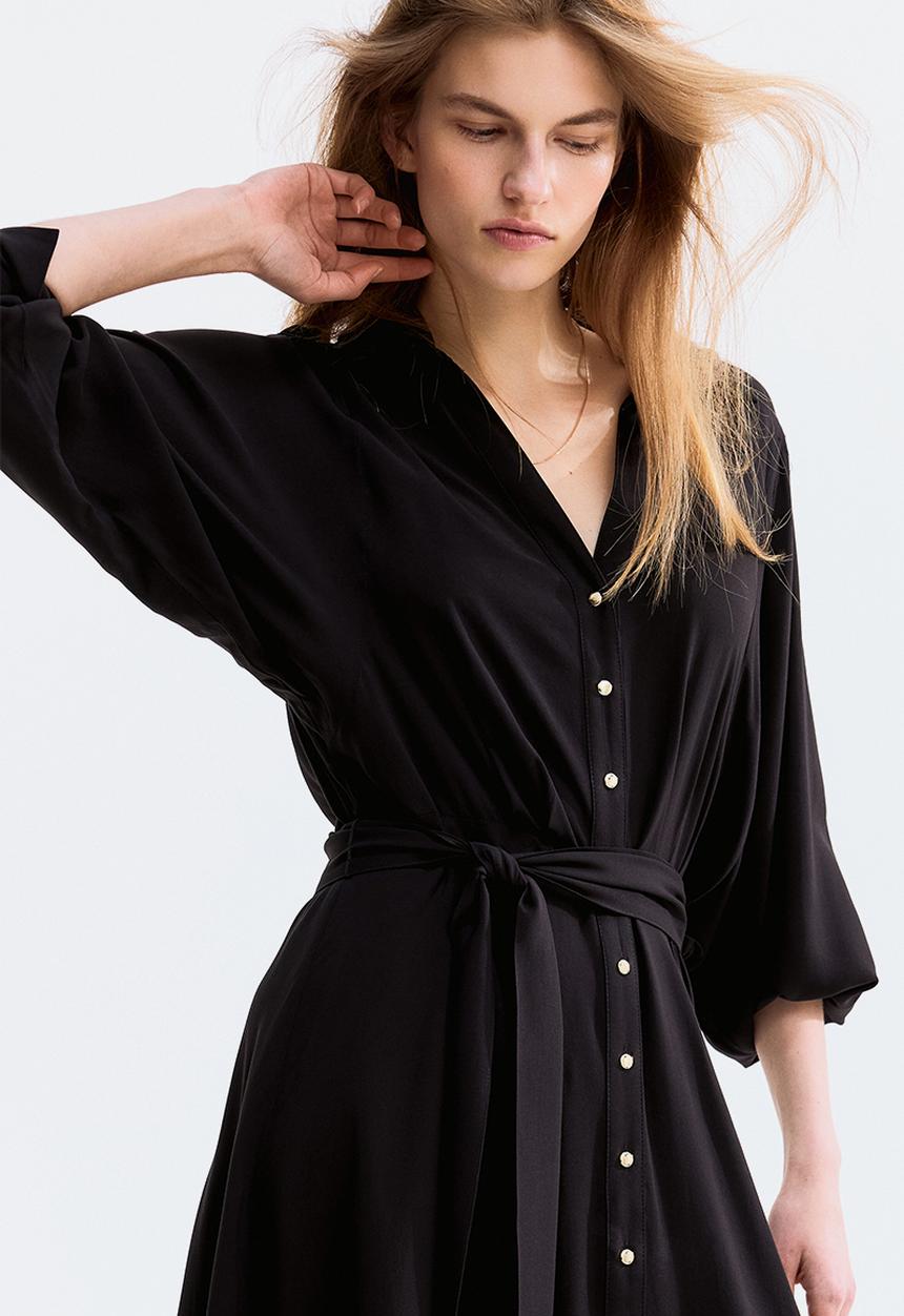 H&M - Shirt dress - black