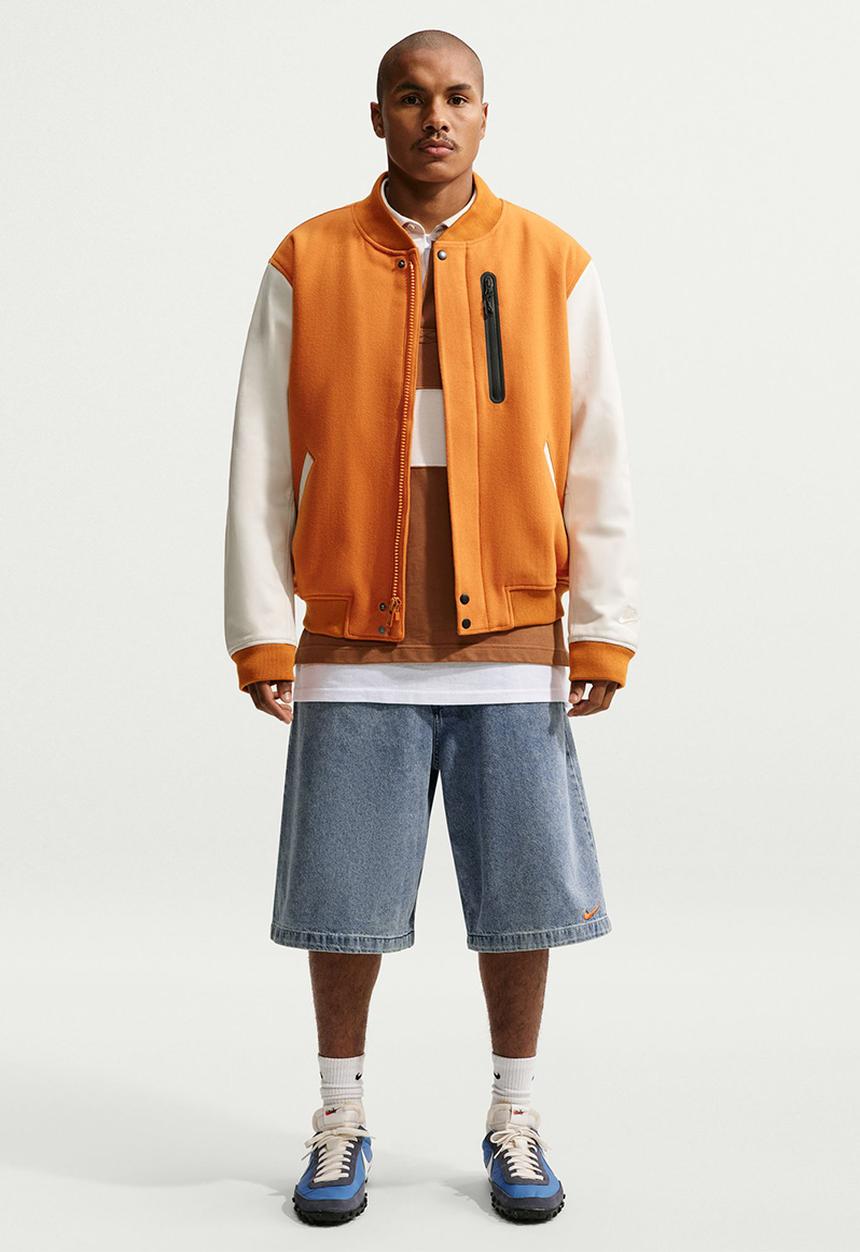 Nike - NSW 'Your Message Here" Indigo Denim Shorts -  Blue Denim/Haiind/Black