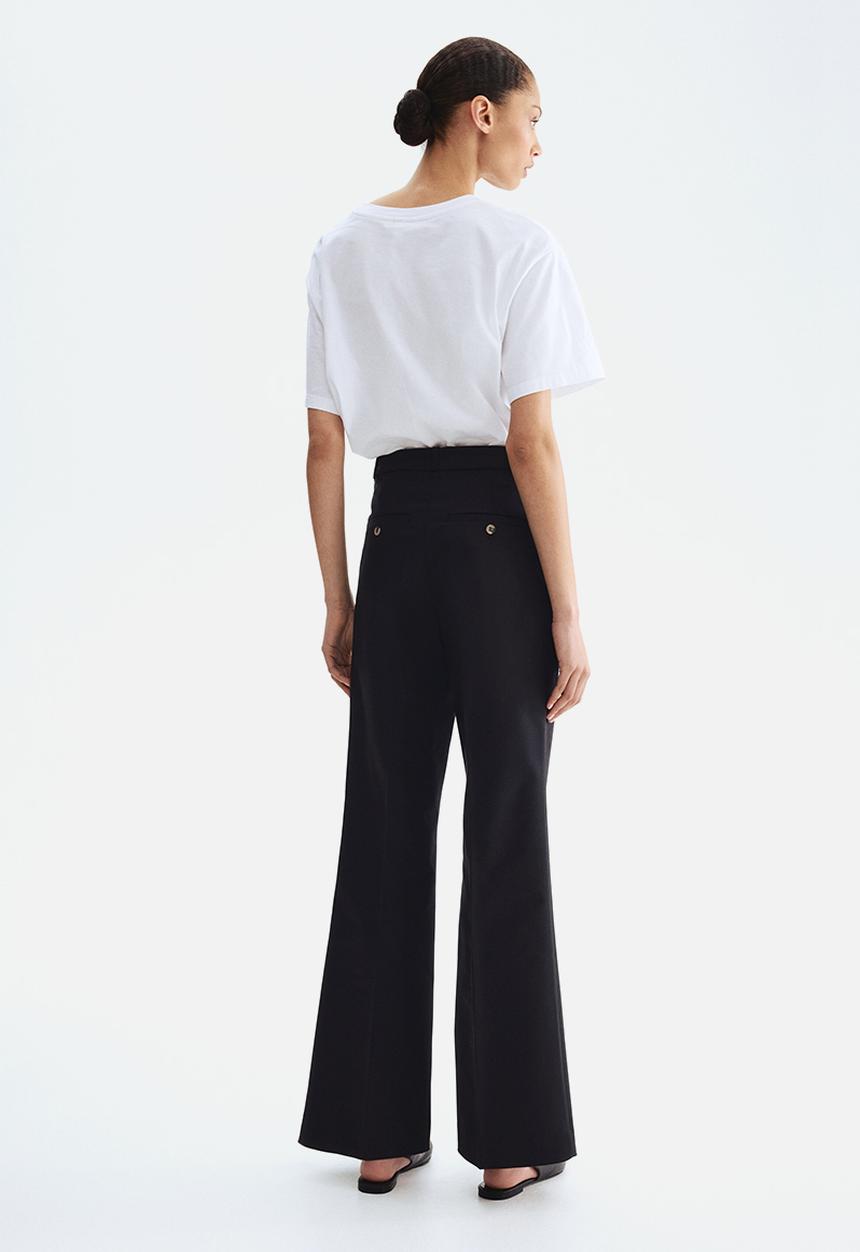 H&M - Bootcut trousers - black