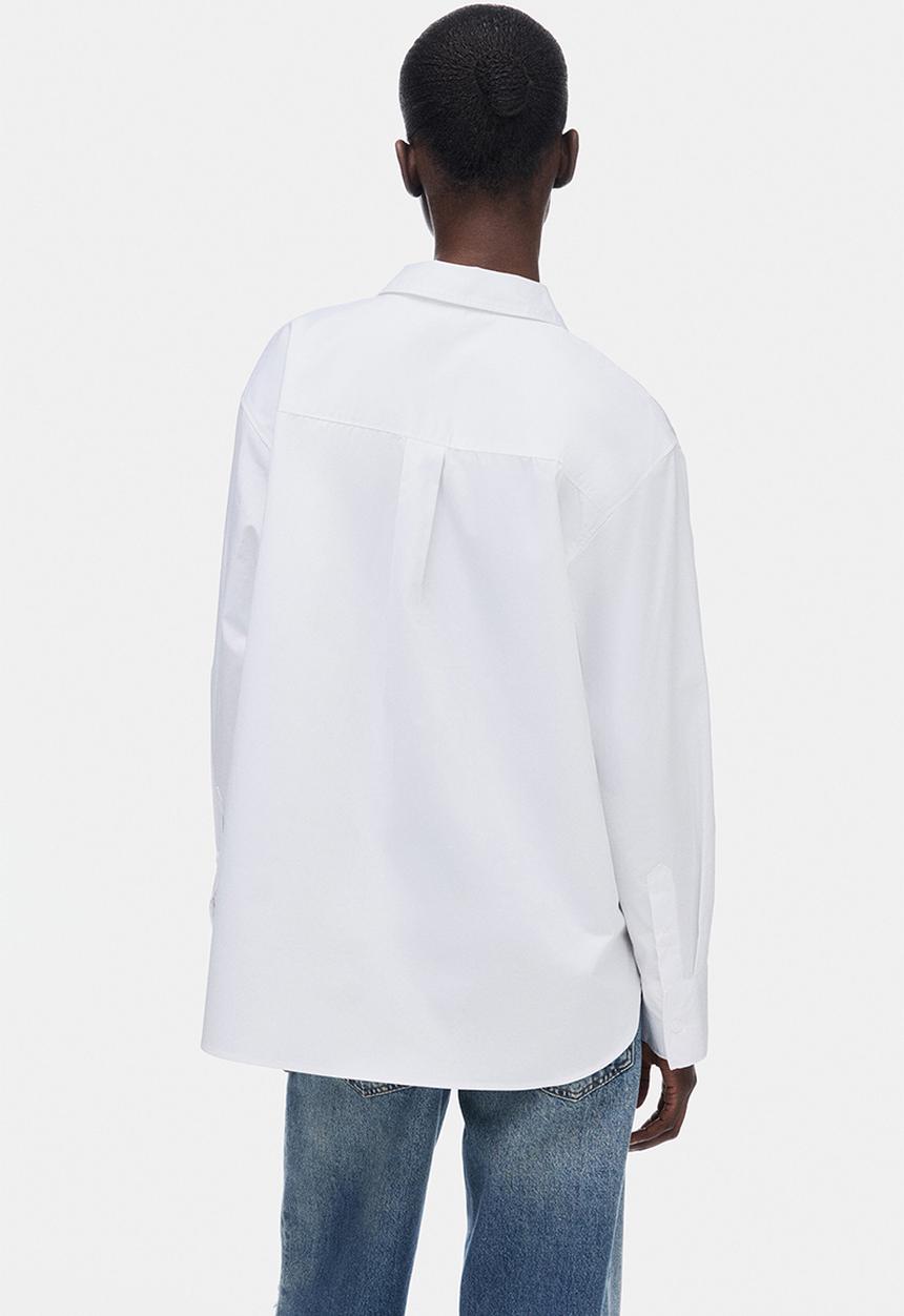 H&M - Oversized shirt - white