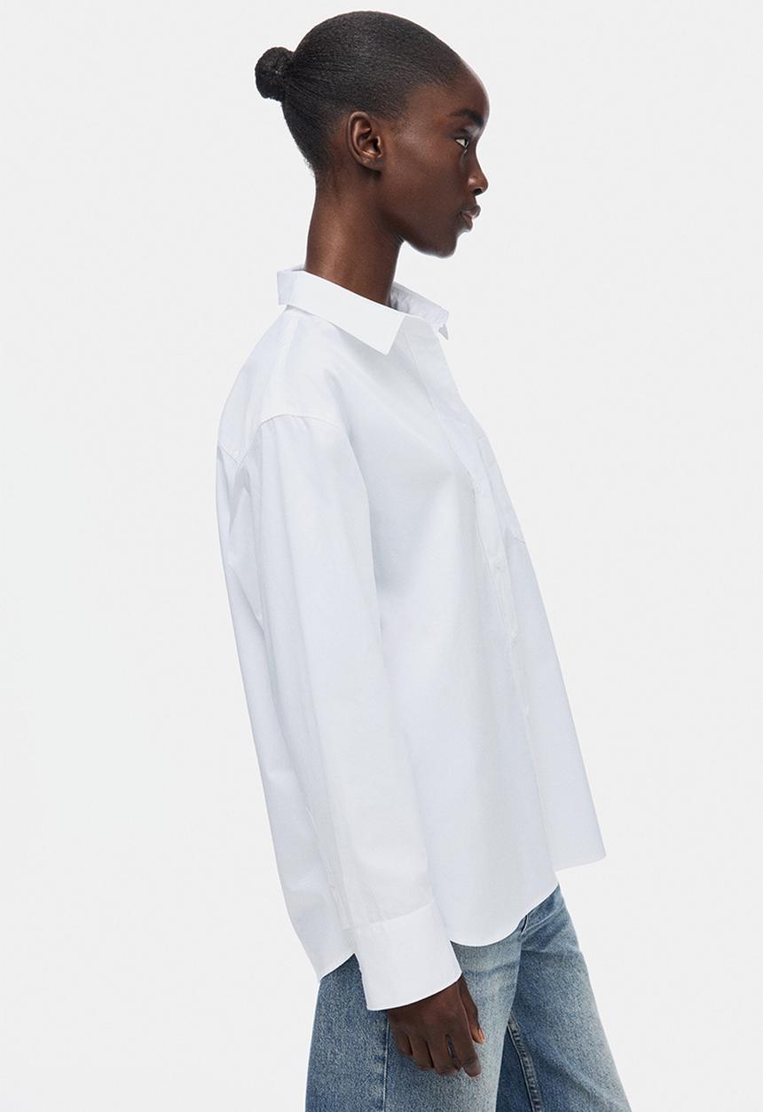 H&M - Oversized shirt - white