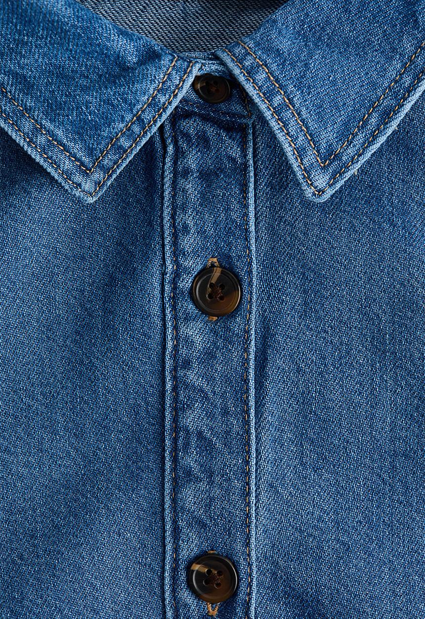 H&M - Denim shirt - denim blue