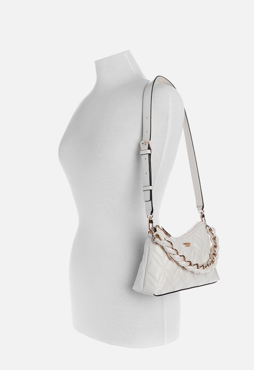 GUESS - Maxine Mini Shoulder Bag-Off White