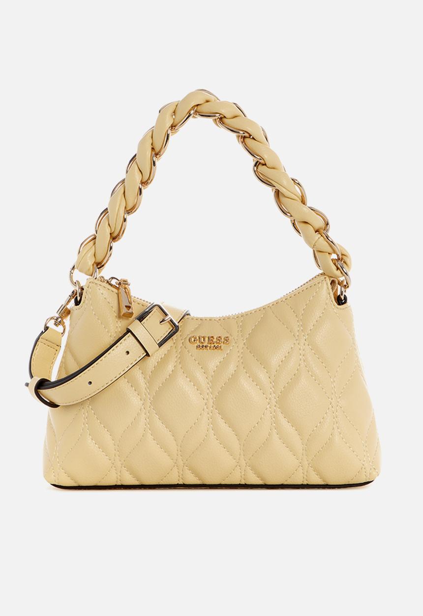 GUESS - Maxine Mini Shoulder Bag-Pale Yellow