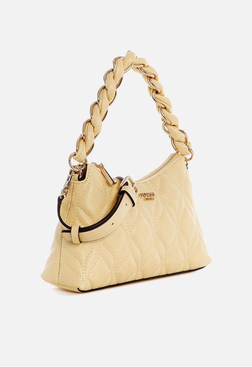 GUESS - Maxine Mini Shoulder Bag-Pale Yellow