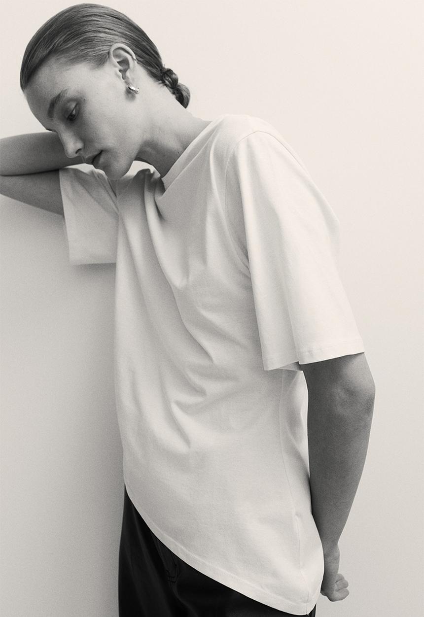 H&M - Draped T-shirt - white