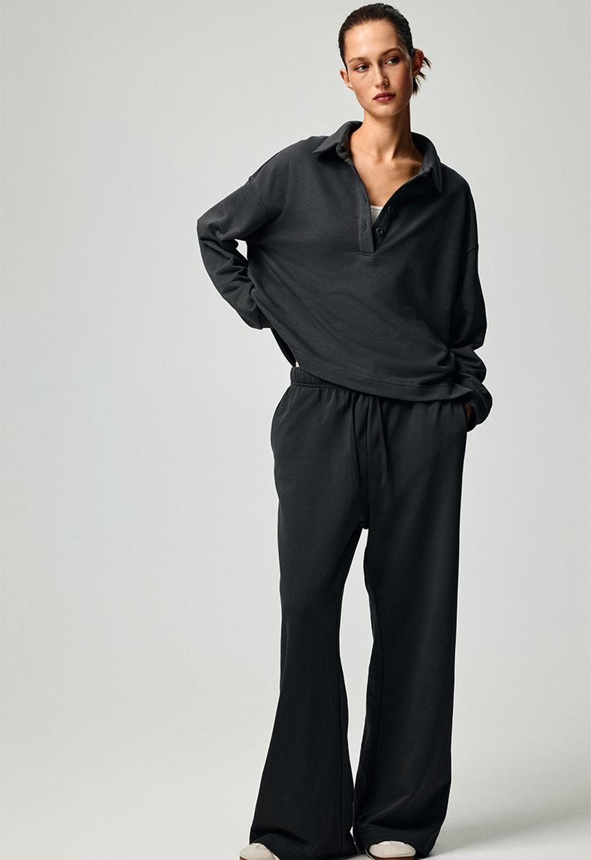 H&M - Collared sweatshirt - dark grey