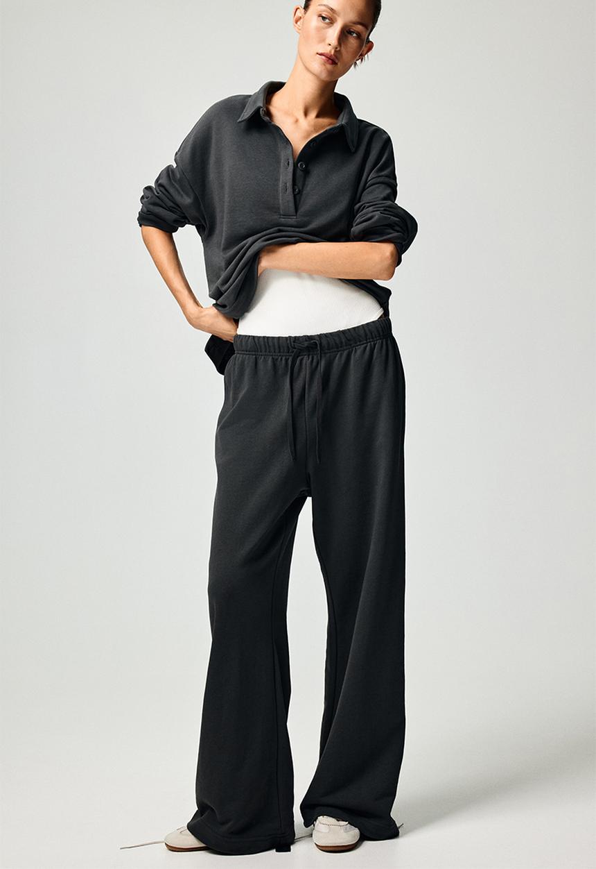 H&M - Straight-leg joggers - dark grey