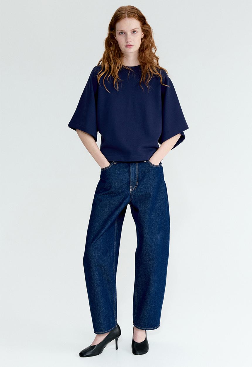 H&M - Oversized t-shirt - dark blue