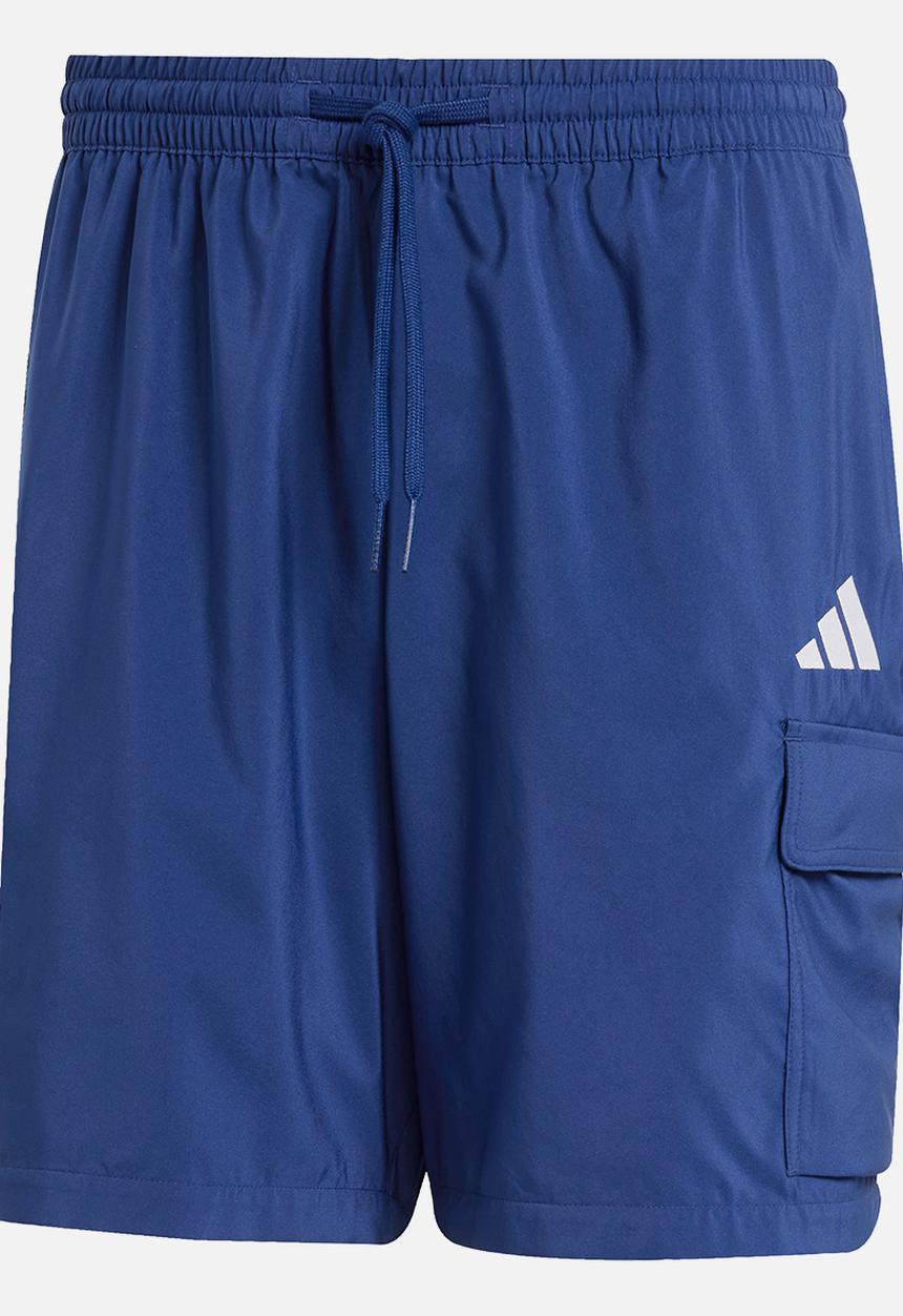 adidas Performance - Essentials Small Logo Cargo Chelsea Shorts - Blue