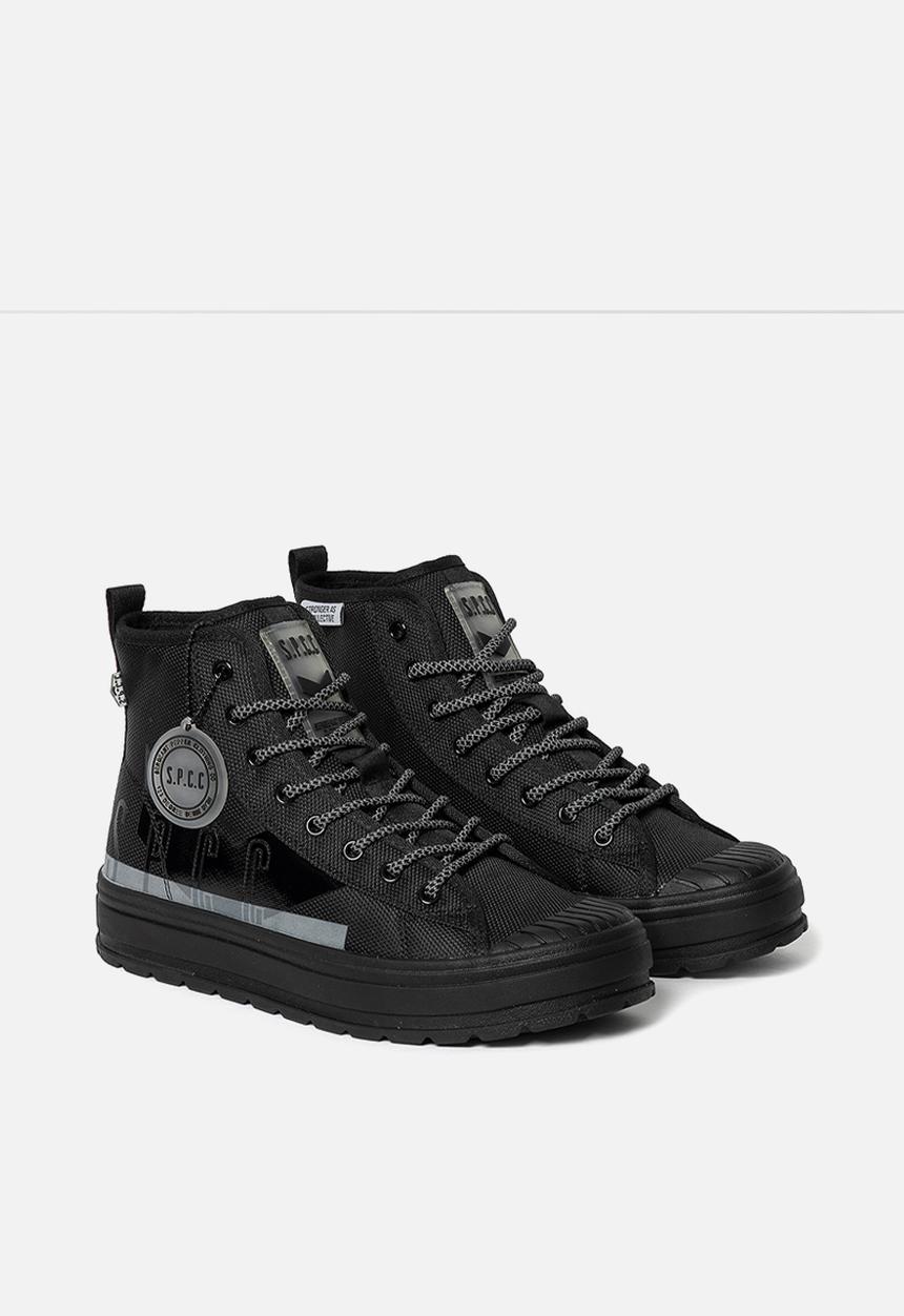 S.P.C.C - Surge Obscura Hi Sneakers  - Black/White