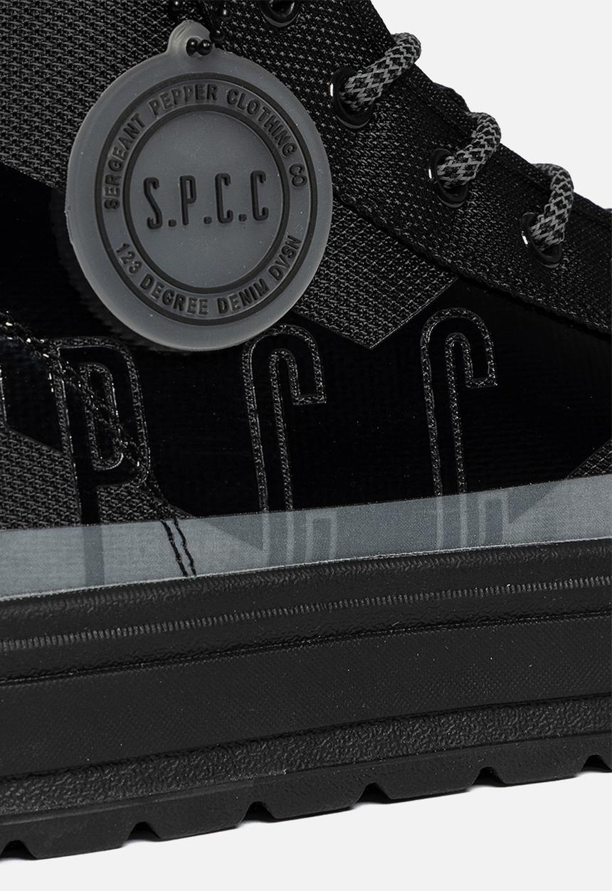 S.P.C.C - Surge Obscura Hi Sneakers  - Black/White