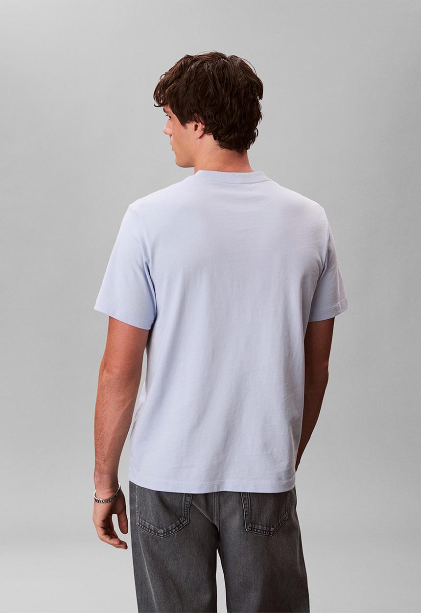 Calvin Klein - SS Hero Monologo Tee 20s - Breezy Blue