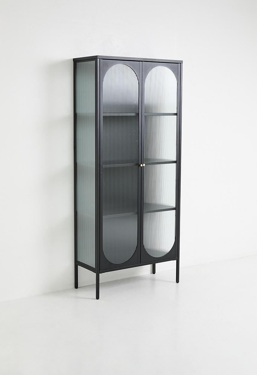 Sixth Floor - Obsidian Display Cabinet - Black