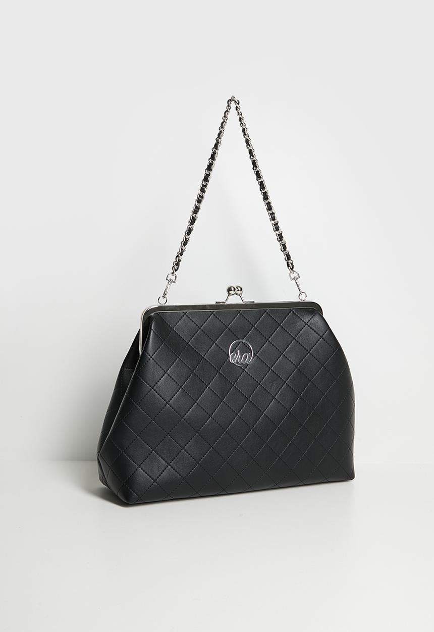 ERA by DJ Zinhle - Oversized Kisslock Bag - Black
