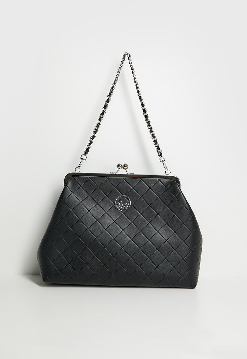 ERA by DJ Zinhle - Oversized Kisslock Bag - Black