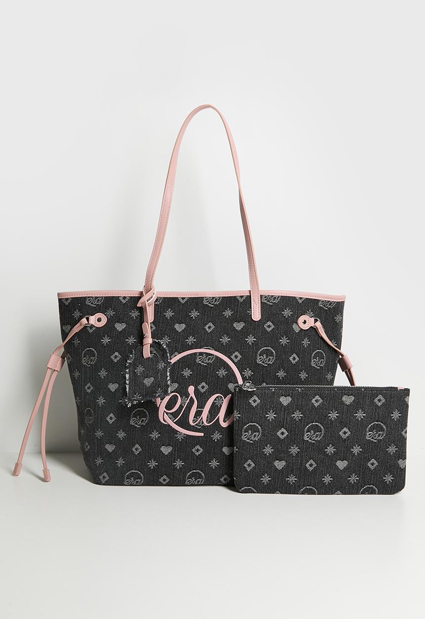 ERA by DJ Zinhle - Muse Denim Bag  - Pink And Denim