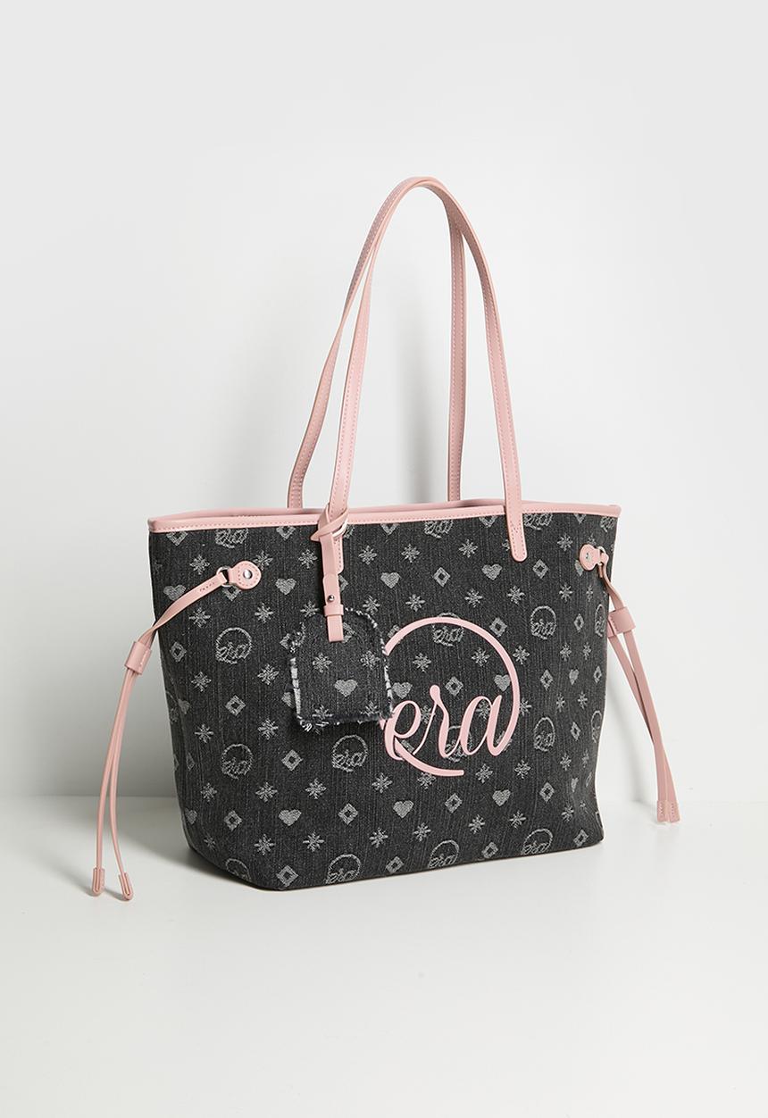 ERA by DJ Zinhle - Muse Denim Bag  - Pink And Denim