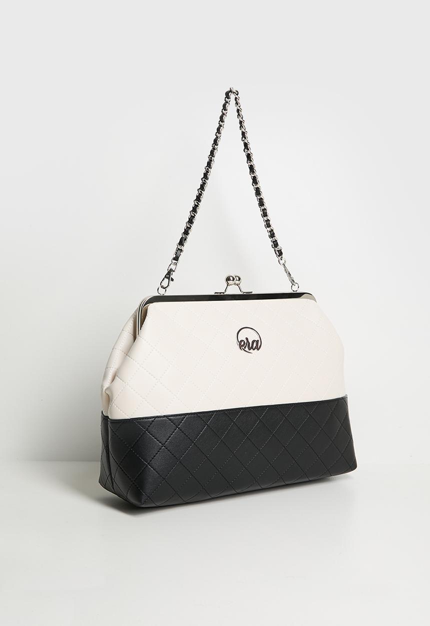 ERA by DJ Zinhle - Limited Edition  Kiss And Tell Oversized Bag  - Black And White