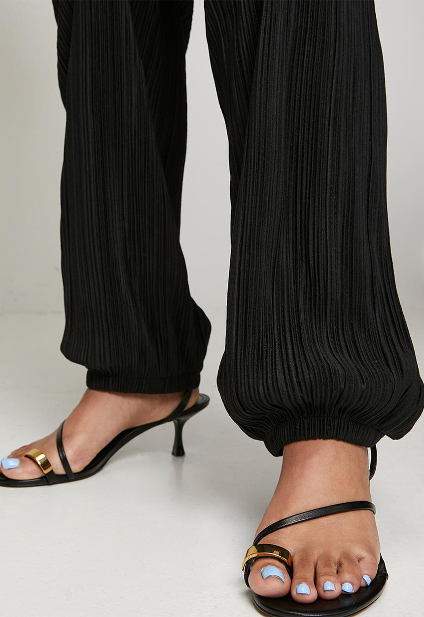 Me&B - Plus Elasticated Waist Harem Pant - Black
