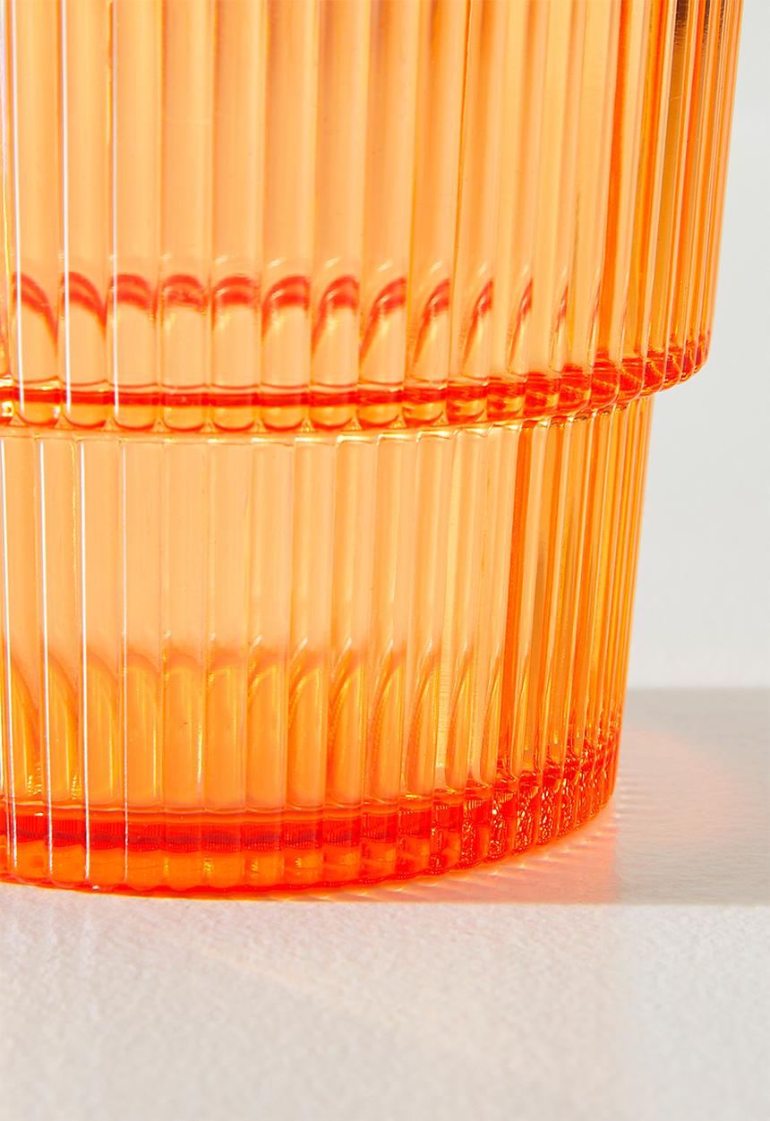 H&S - Embossed stackable cups set of 5 - Multi