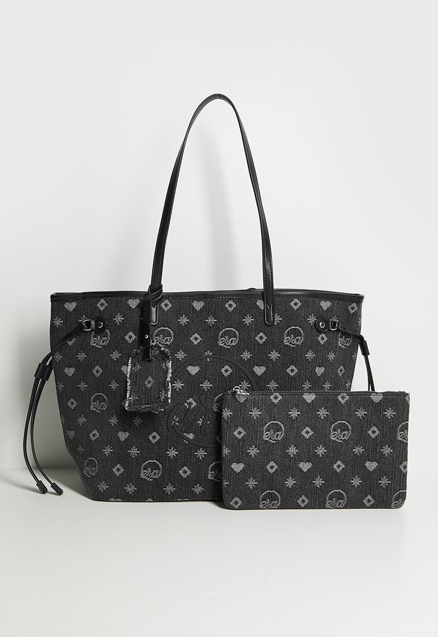 ERA by DJ Zinhle - Muse Denim Bag  - Black And Denim