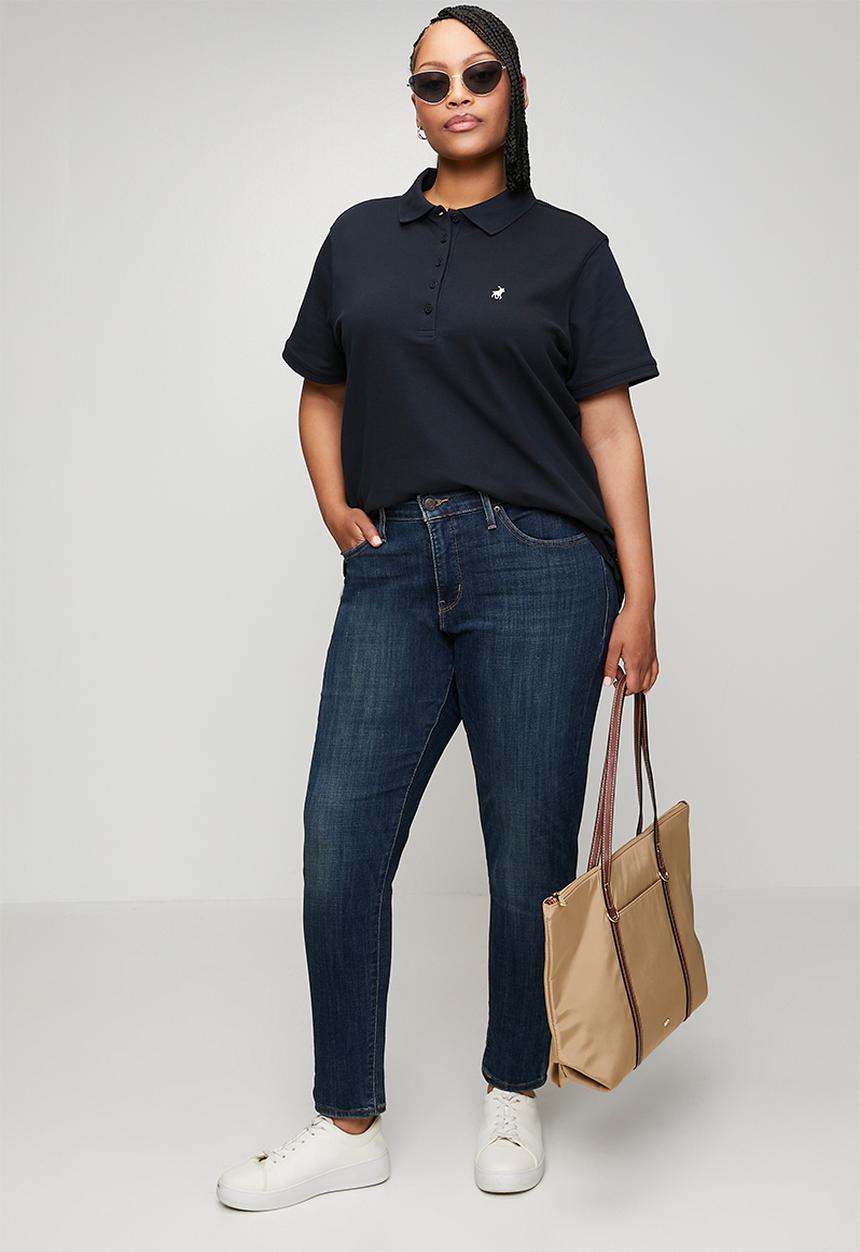 POLO - Wmn margot short sleeve golfer - navy