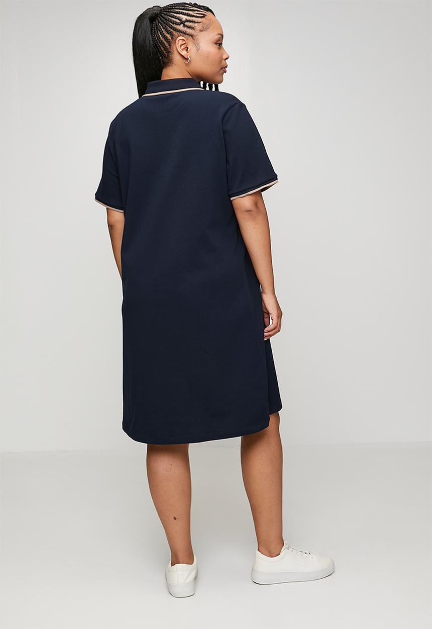 POLO - Wmn leah short sleeve golfer dress - navy